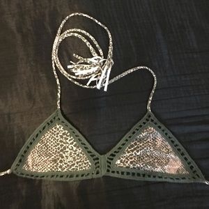 Acacia Swimwear - tropical snake top - medium